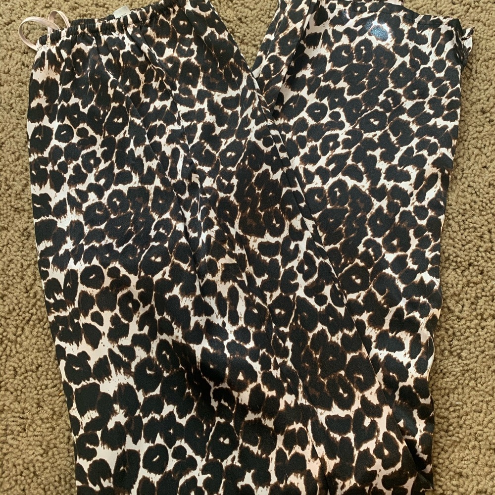 PINK silk pants/pj pants